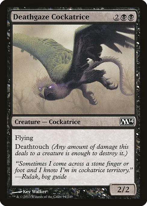 Deathgaze Cockatrice · Magic 2014 94/249