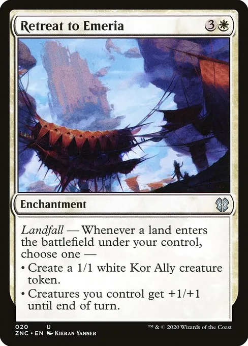 Retreat to Emeria · Zendikar Rising Commander 20/142
