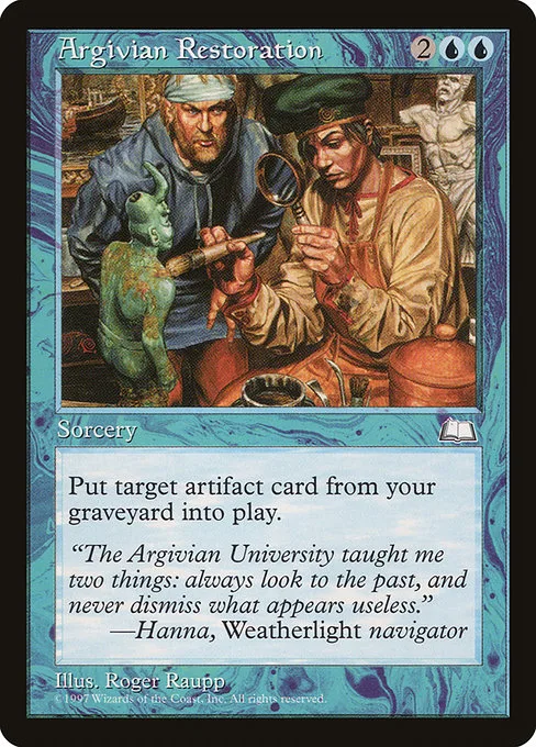 Argivian Restoration · Weatherlight 34/167
