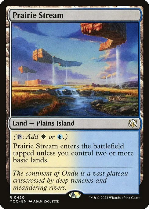 Prairie Stream · March of the Machine Commander 420/450