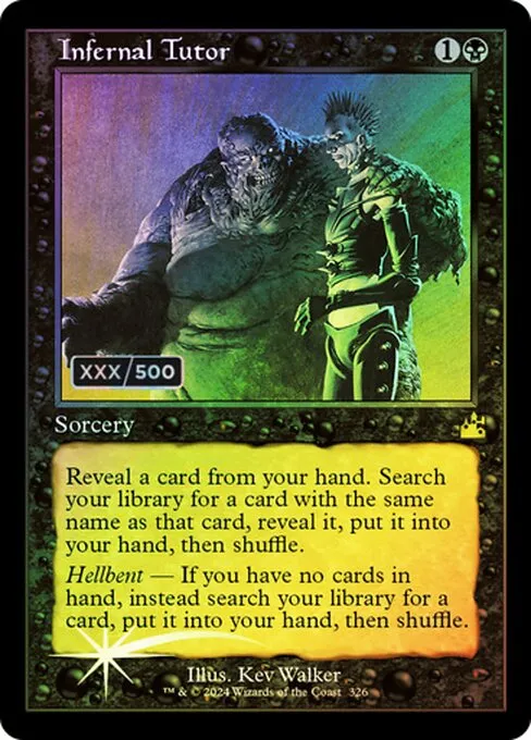 Infernal Tutor · Ravnica Remastered 326z/531