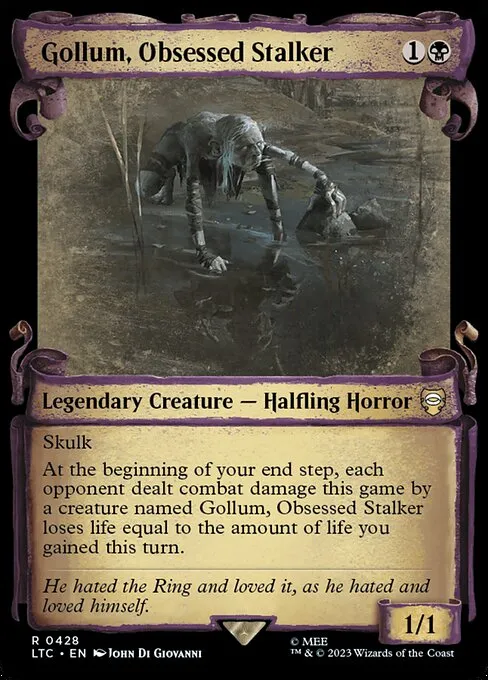 Gollum, Obsessed Stalker · Tales of Middle-earth Commander 428/591
