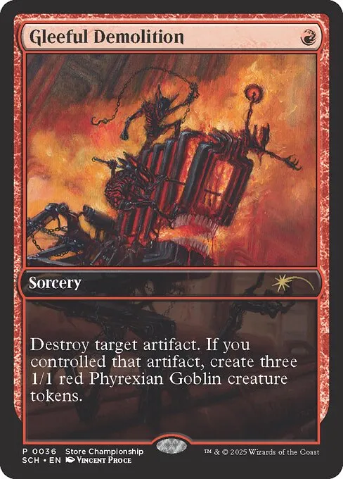 Gleeful Demolition · Store Championships 36/50
