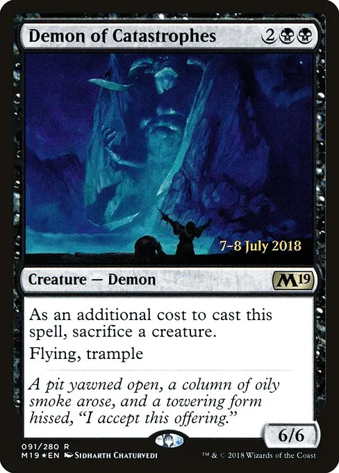 Demon of Catastrophes · Core Set 2019 Promos 91s/95