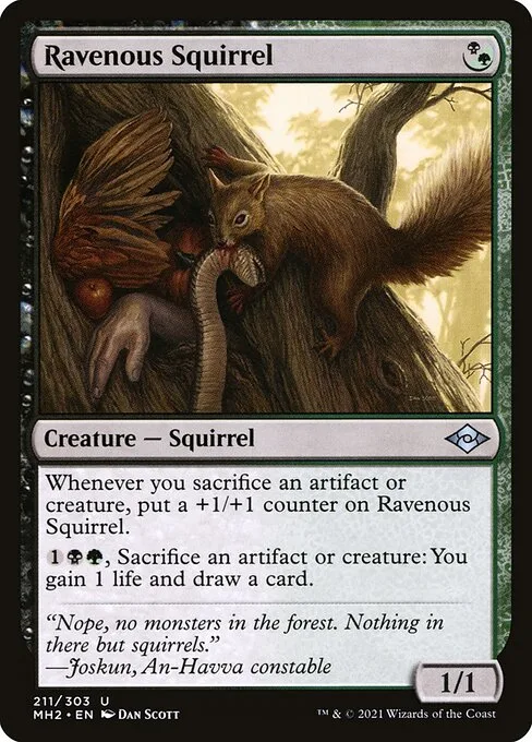 Ravenous Squirrel · Modern Horizons 2 211/493