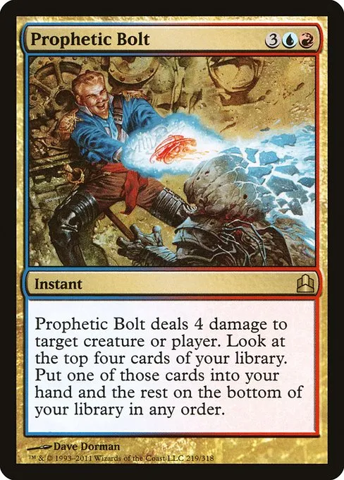Prophetic Bolt · Commander 2011 219/318