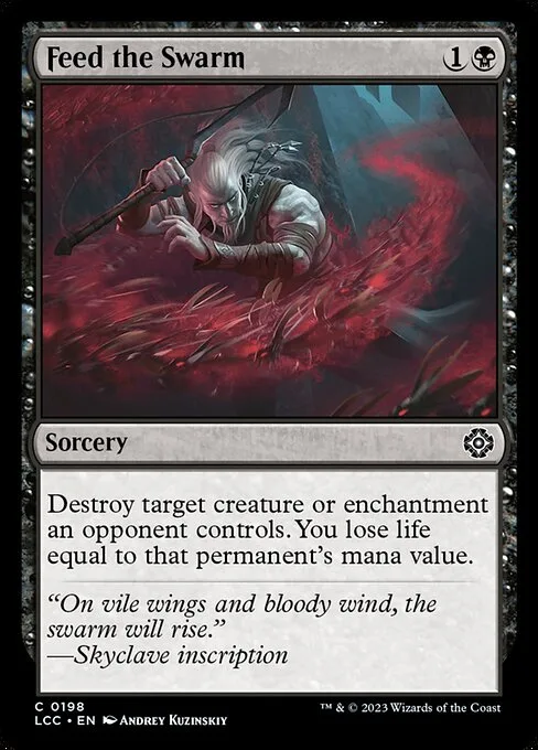 Feed the Swarm · The Lost Caverns of Ixalan Commander 198/370