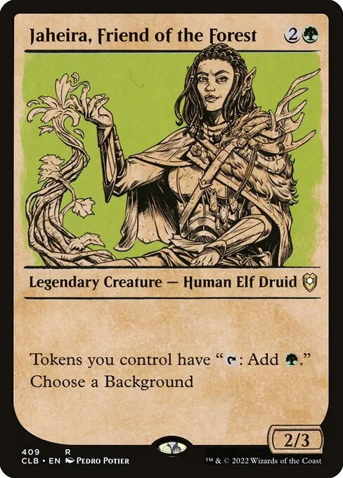 Jaheira, Friend of the Forest · Commander Legends: Battle for Baldur's Gate 409/936