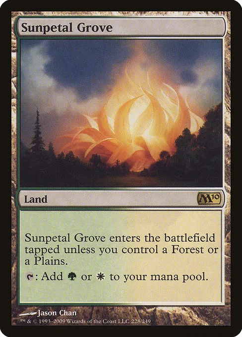 Sunpetal Grove · Magic 2010 228/249
