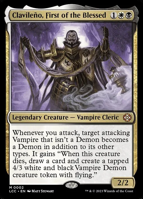 Clavileño, First of the Blessed · The Lost Caverns of Ixalan Commander 2/370