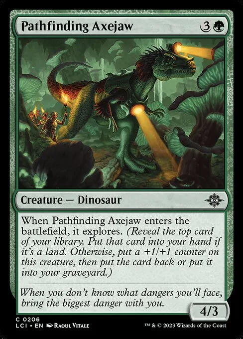 Pathfinding Axejaw · The Lost Caverns of Ixalan 206/416
