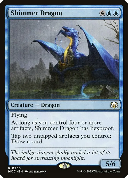 Shimmer Dragon · March of the Machine Commander 236/450