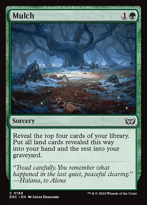 Mulch · Duskmourn: House of Horror Commander 189/373