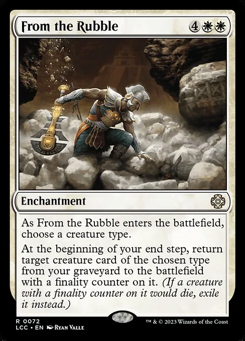 From the Rubble · The Lost Caverns of Ixalan Commander 72/370