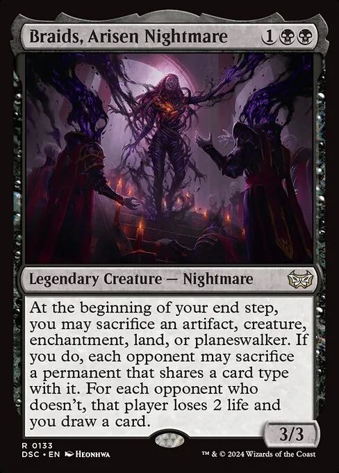 Braids, Arisen Nightmare · Duskmourn: House of Horror Commander 133/373