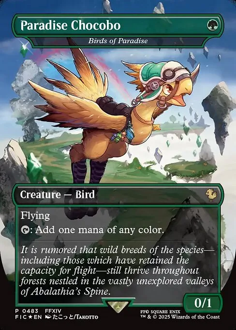 Birds of Paradise · Final Fantasy Commander 483/486