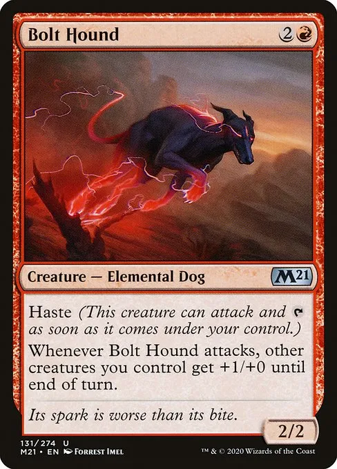 Bolt Hound · Core Set 2021 131/397