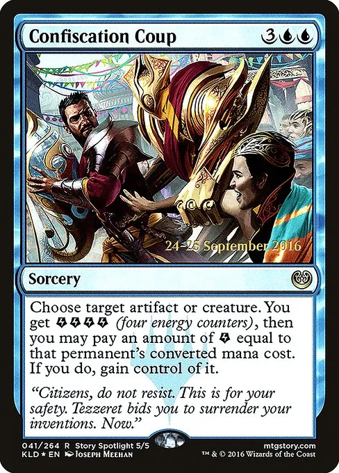 Confiscation Coup · Kaladesh Promos 41s/83