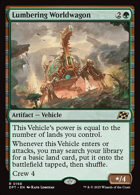 Lumbering Worldwagon · Aetherdrift 168/553