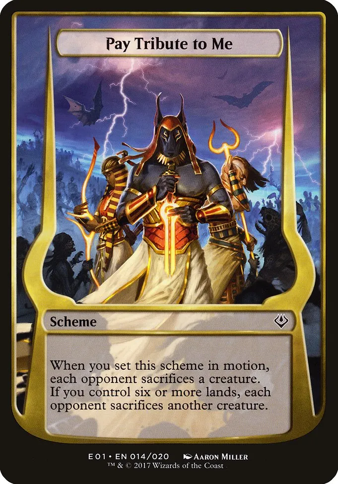 Pay Tribute to Me · Archenemy: Nicol Bolas Schemes 14★/20