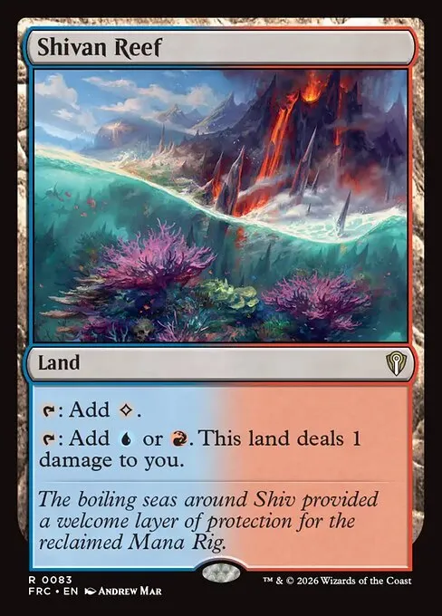 Shivan Reef · Reality Fracture Commander 83/2