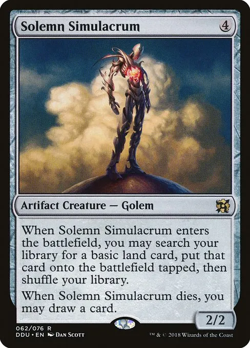 Solemn Simulacrum · Duel Decks: Elves vs. Inventors 62/76