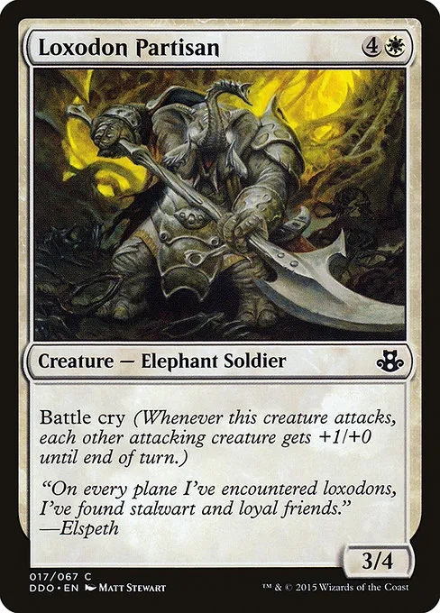 Loxodon Partisan · Duel Decks: Elspeth vs. Kiora 17/67