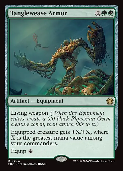 Tangleweave Armor · Foundations Commander 234/3