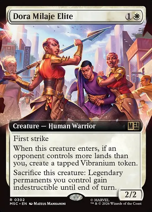 Dora Milaje Elite · Marvel Super Heroes Commander 302/9