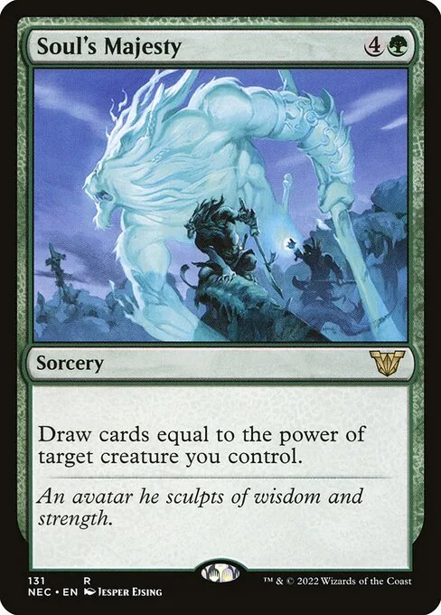Soul's Majesty · Neon Dynasty Commander 131/179