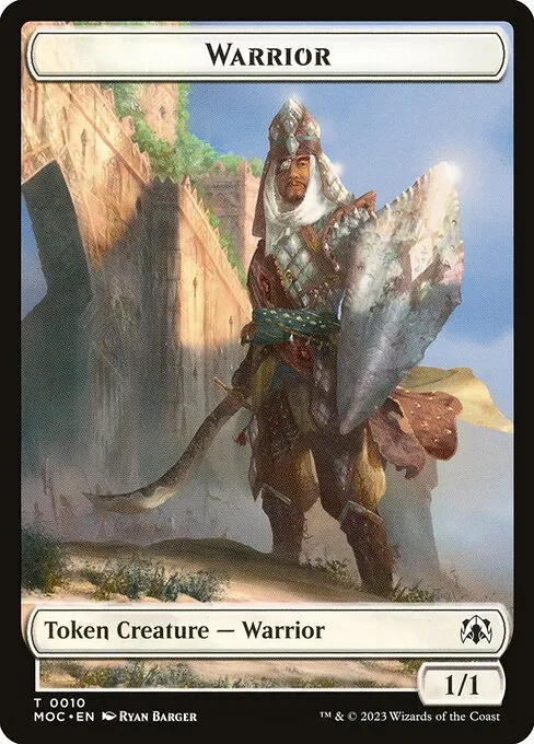 Warrior · March of the Machine Commander Tokens 10/46