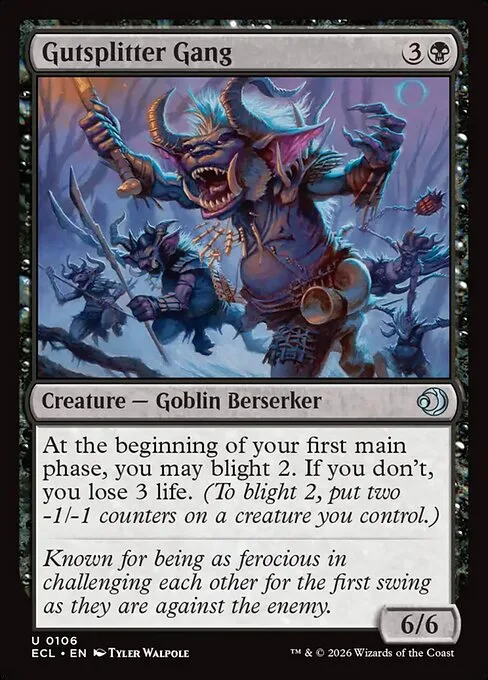Gutsplitter Gang · Lorwyn Eclipsed 106/408