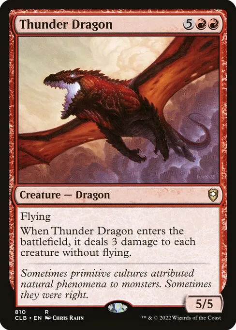 Thunder Dragon · Commander Legends: Battle for Baldur's Gate 810/936