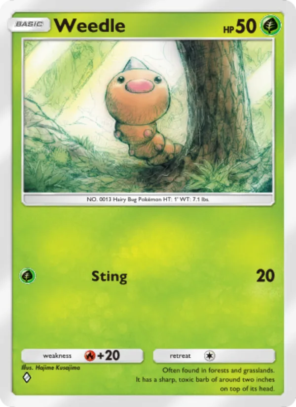 Weedle · Genetic Apex 008/226