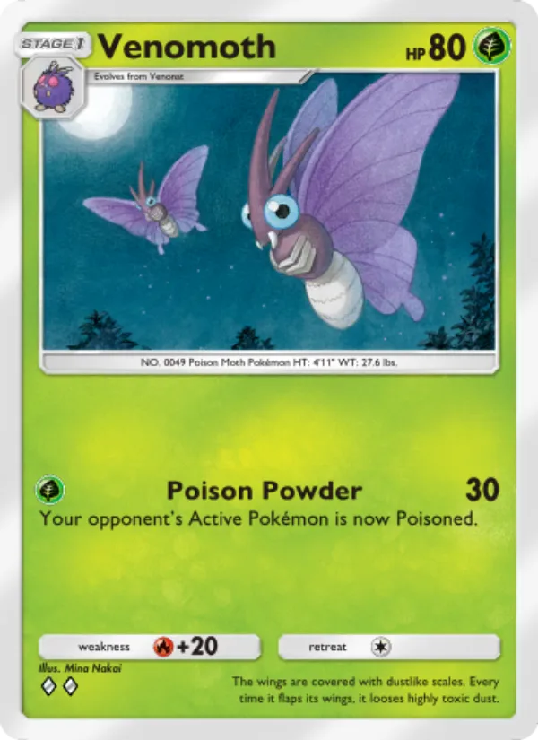 Venomoth · Genetic Apex 017/226