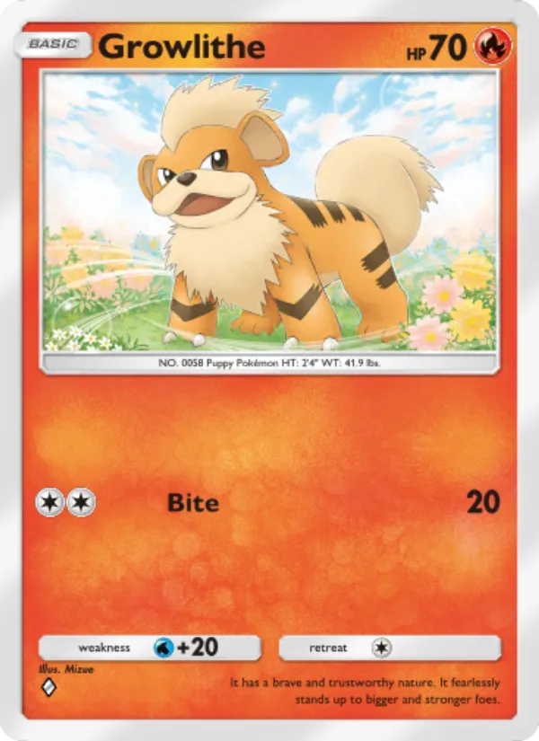 Growlithe · Genetic Apex 039/226