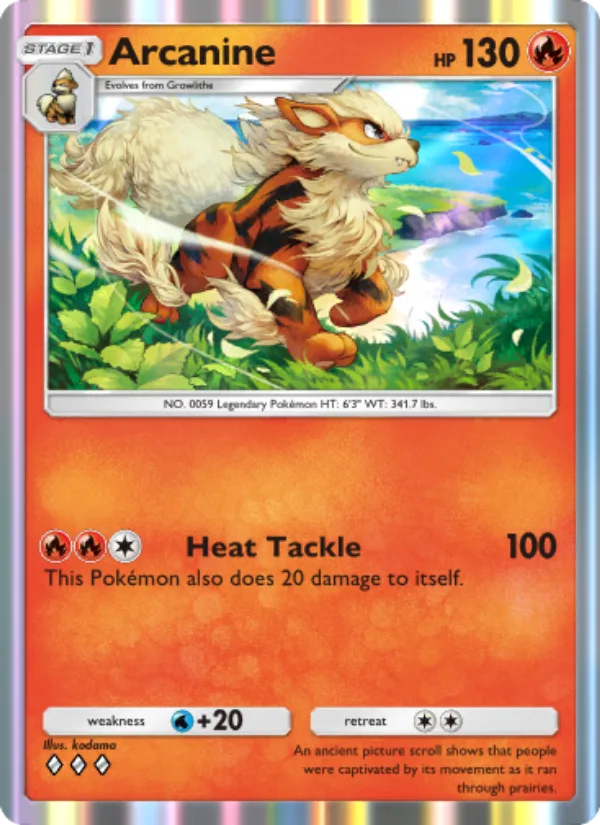 Arcanine · Genetic Apex 040/226