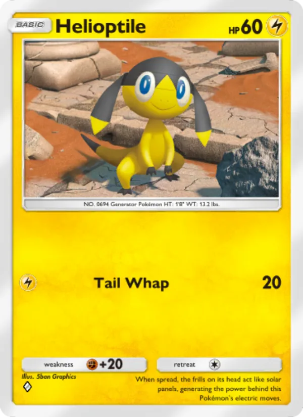 Helioptile · Genetic Apex 110/226