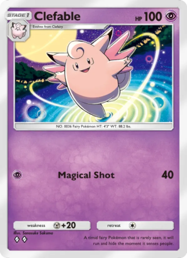Clefable · Genetic Apex 114/226
