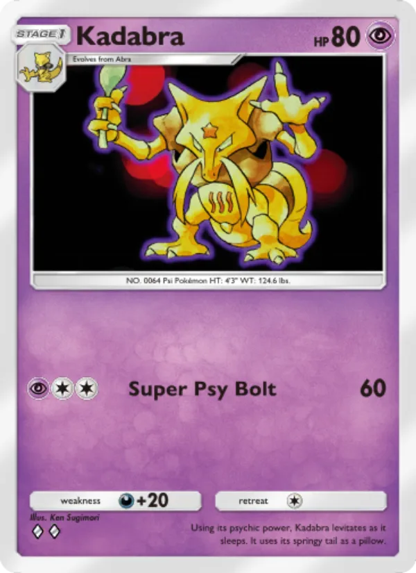 Kadabra · Genetic Apex 116/226
