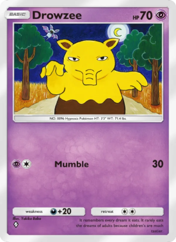 Drowzee · Genetic Apex 124/226