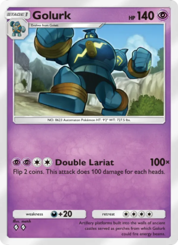 Golurk · Genetic Apex 136/226