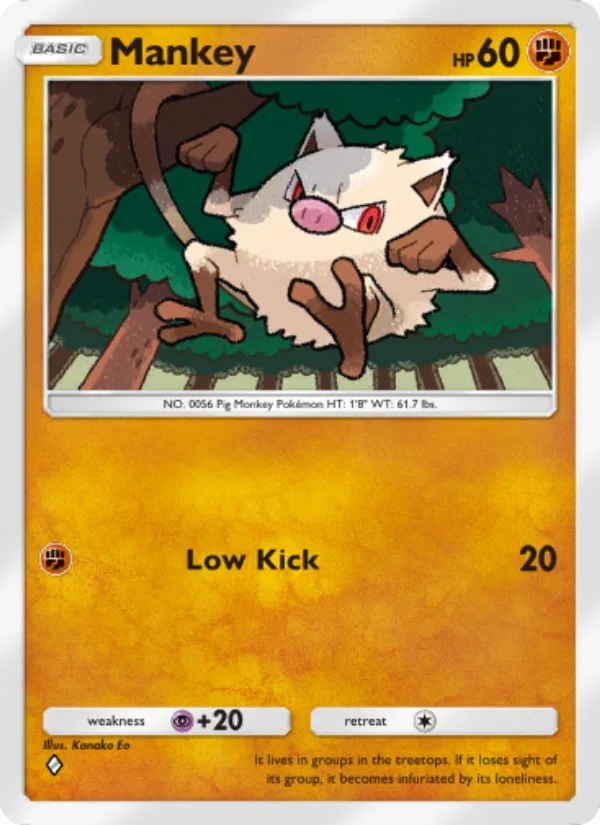 Mankey · Genetic Apex 141/226