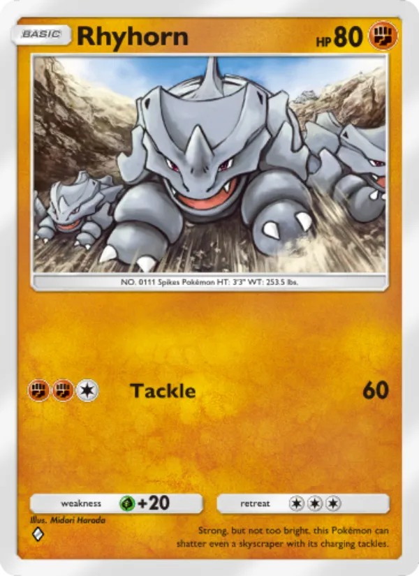 Rhyhorn · Genetic Apex 156/226