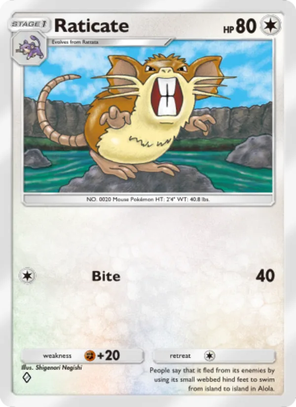 Raticate · Genetic Apex 190/226
