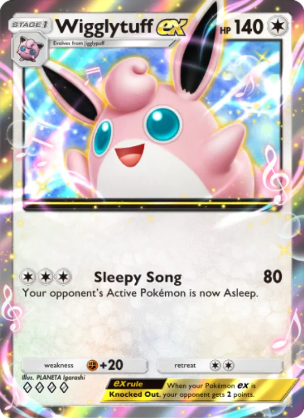 Wigglytuff ex · Genetic Apex 195/226