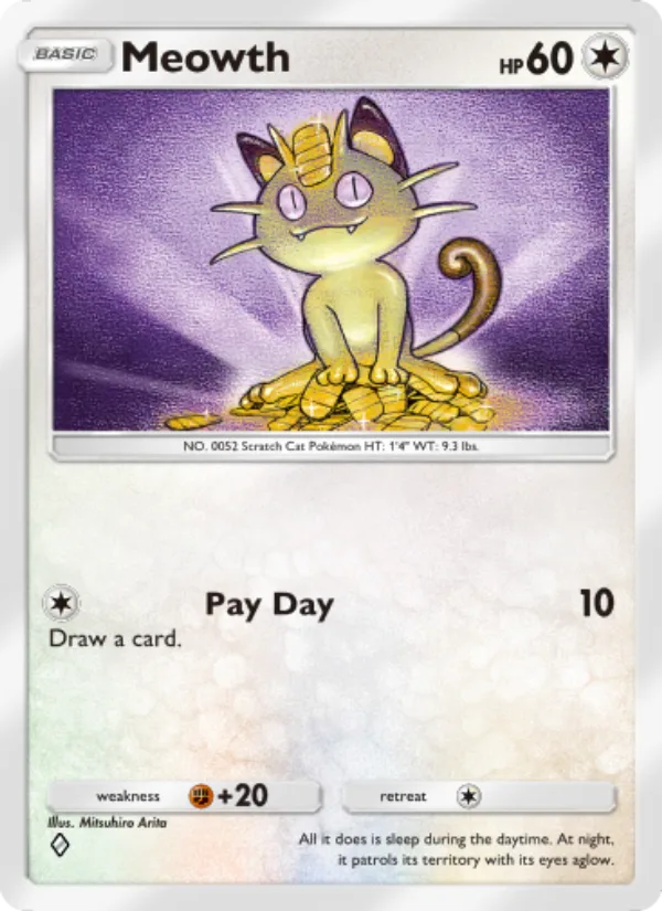 Meowth · Genetic Apex 196/226