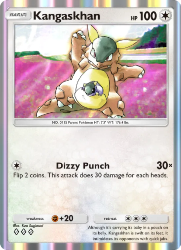 Kangaskhan · Genetic Apex 203/226