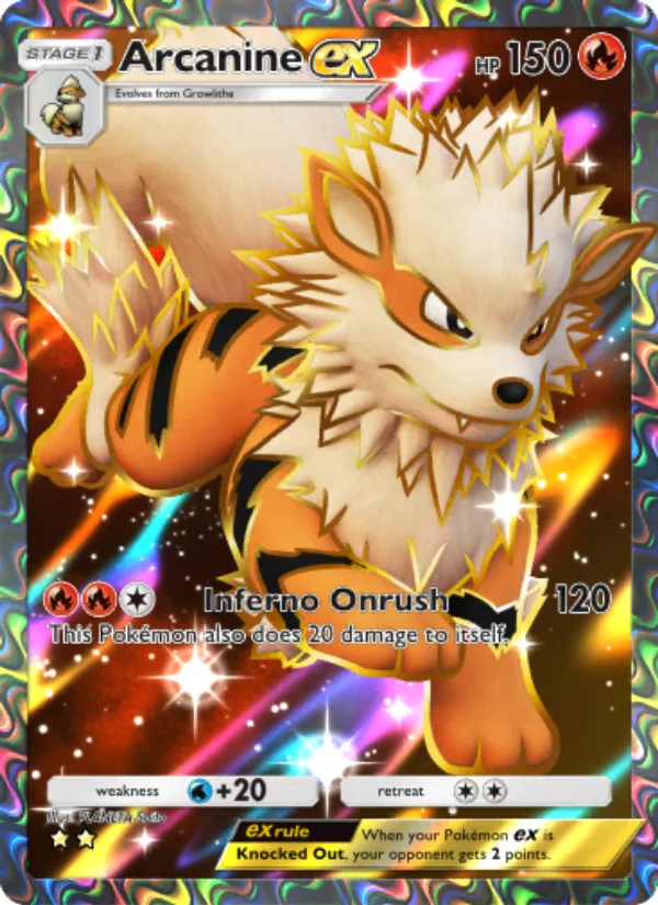 Arcanine ex · Genetic Apex 254/226