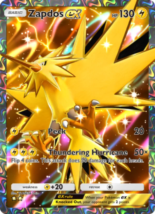 Zapdos ex · Genetic Apex 260/226